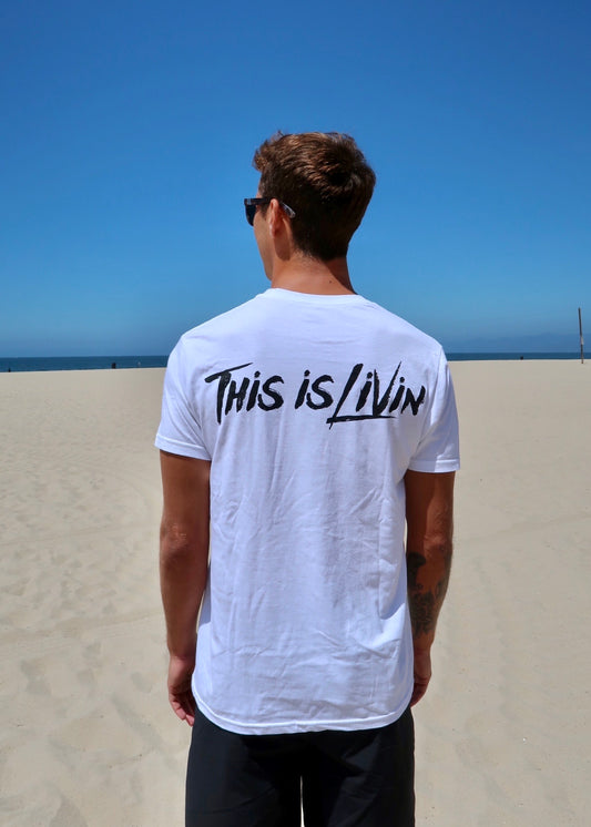 This Is Livin' T-Shirt - White Colorway