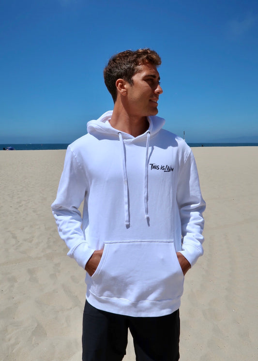 This is Livin' Logo Hoodie - White Colorway