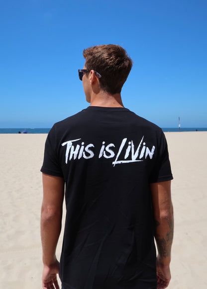 This Is Livin' Logo T-Shirt | Black
