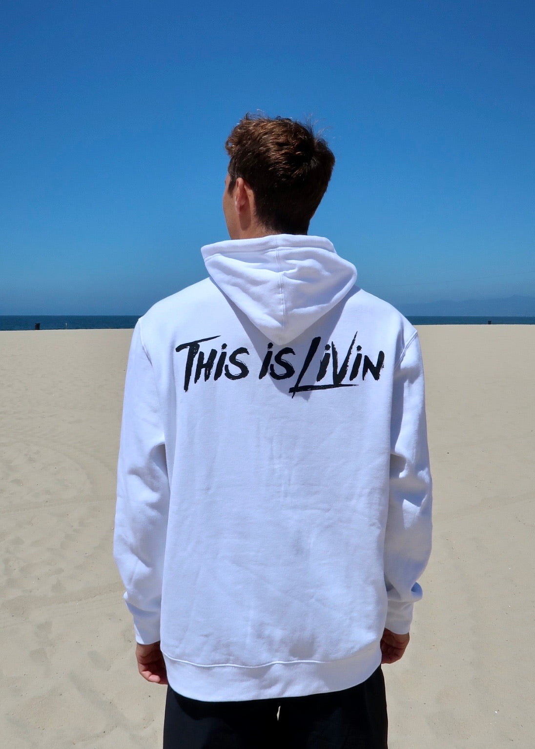 This is Livin' Logo Hoodie - White Colorway